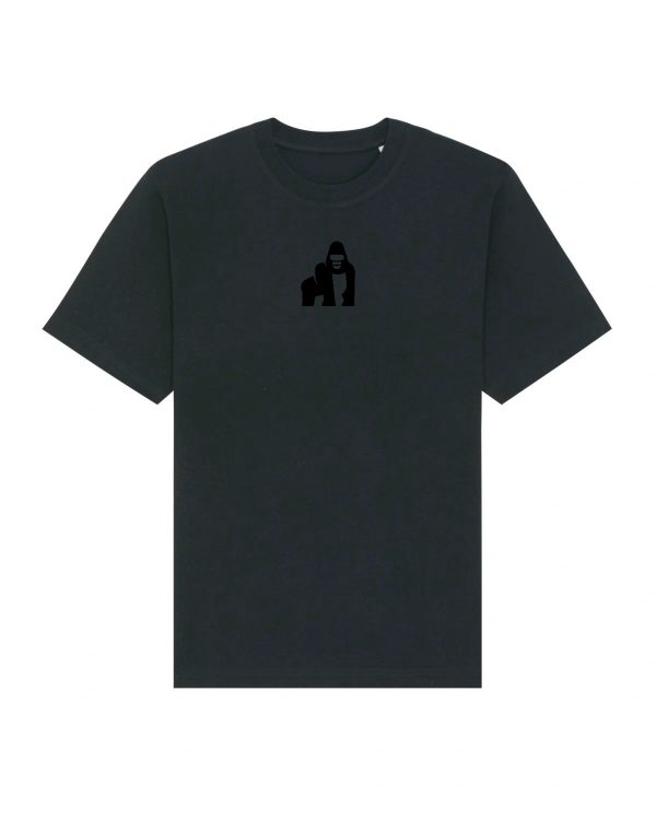 T-shirt dominant full black brodé