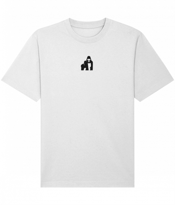 T-shirt épais blanc face à face