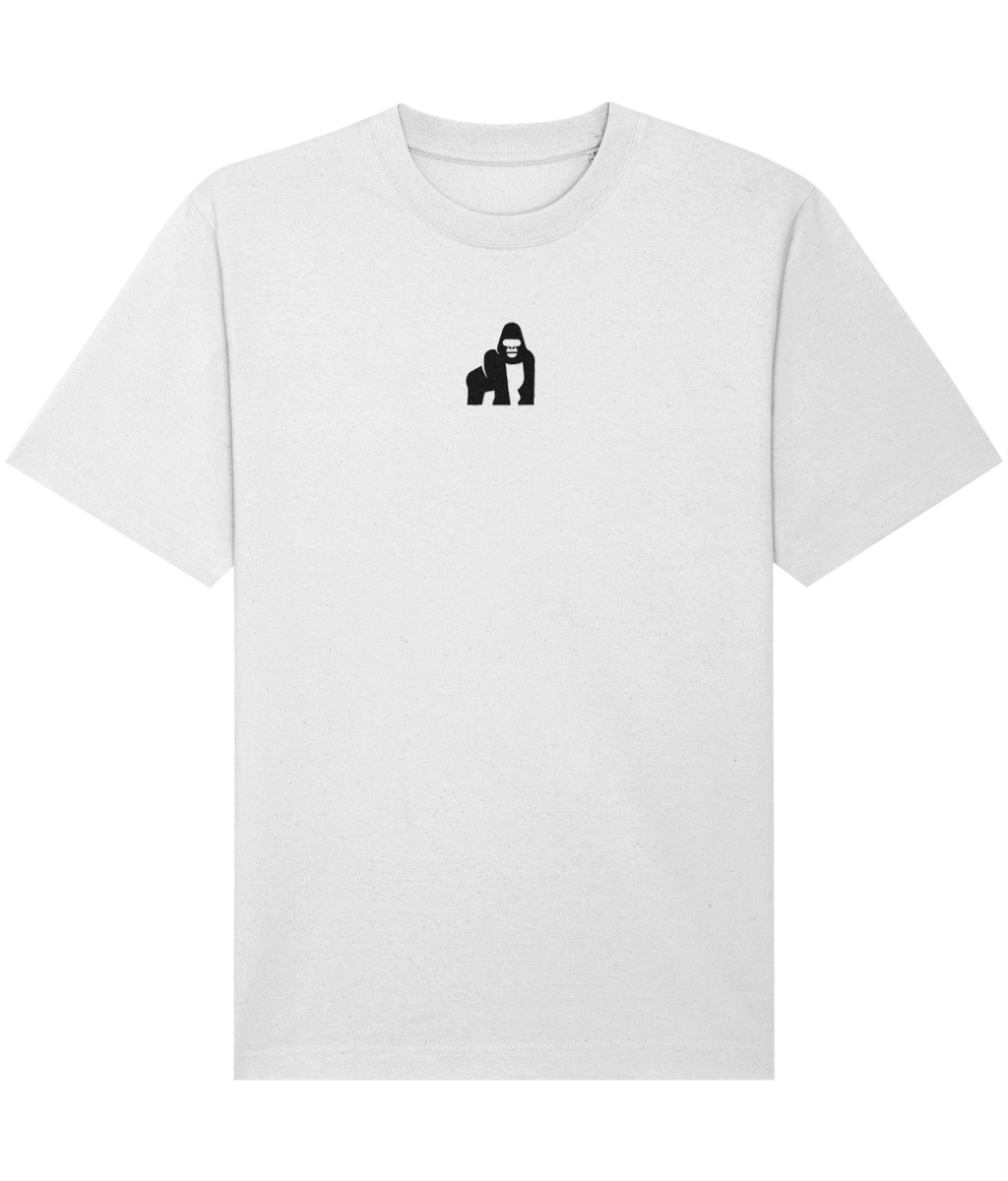 T-shirt épais blanc face à face