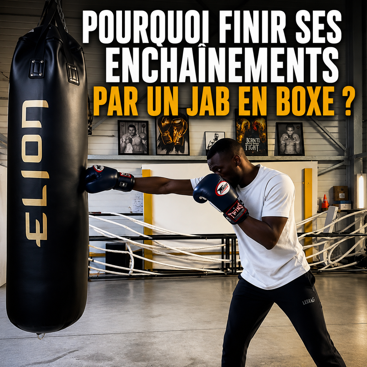 Pourquoi finir ses enchaînement par un jab en boxe ?